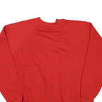 JCPENNY Mens Red Crew Neck M Casual Pullover Sweatshirt Acrylic Blend