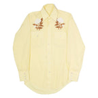 Womens Shirt Yellow Floral Long Sleeve S