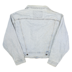 LEVI'S Mens Blue Denim Jacket S Cotton Button Front Classic Vintage Style