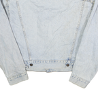 LEVI'S Mens Blue Denim Jacket S Cotton Button Front Classic Vintage Style