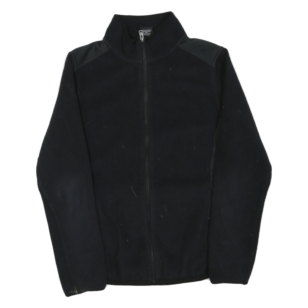 STARTER Mens Black Athletic Jacket M Polyester Blend Zip Up Casual Outerwear