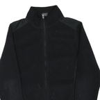STARTER Mens Black Athletic Jacket M Polyester Blend Zip Up Casual Outerwear
