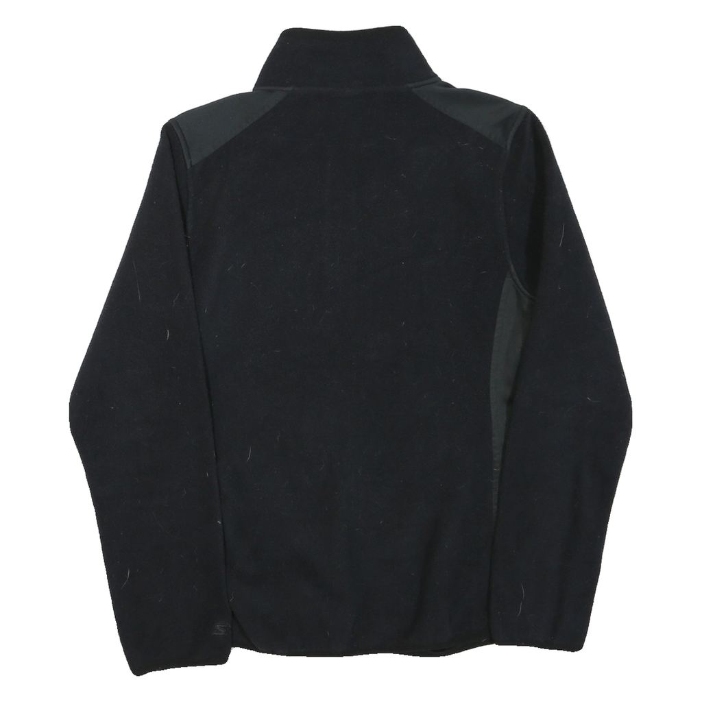 STARTER Mens Black Athletic Jacket M Polyester Blend Zip Up Casual Outerwear