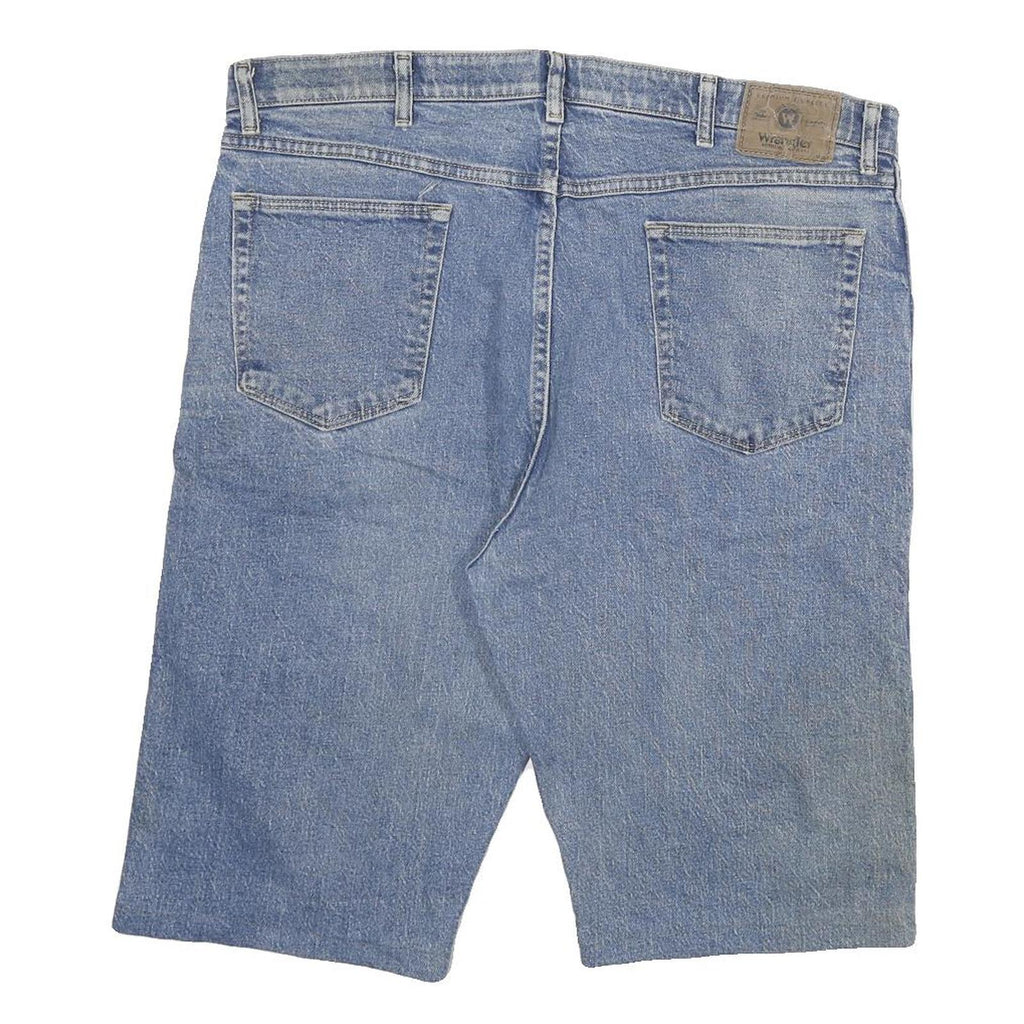 WRANGLER Mens Shorts Blue Denim Classic 2XL W38 Cotton Blend Casual