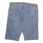 WRANGLER Mens Shorts Blue Denim Classic 2XL W38 Cotton Blend Casual