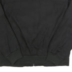 CALVIN KLEIN Mens Black Bomber Jacket L Polyester Plain Zip Closure Casual