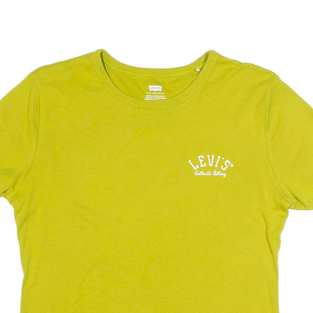 LEVI'S Womens T-Shirt Green S