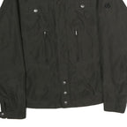 WELLENSTEYN Womens Black Jacket M Polyester Zip Plain Lightweight Casual