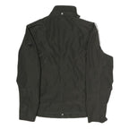 WELLENSTEYN Womens Black Jacket M Polyester Zip Plain Lightweight Casual