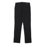 LEVI'S 724 BIG E Womens Regular Black Skinny Denim Raw W29 L30 Zip Cotton Blend