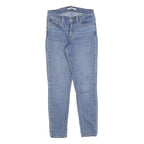 LEVI'S 711 Womens Slim Blue Denim Medium Wash W27 L28 Slim Fit Zip Jeans