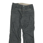 Womens Relaxed Fit Blue Jeans Cotton Blend Button W34 L32 Casual Comfortable