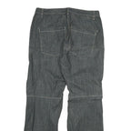 Womens Relaxed Fit Blue Jeans Cotton Blend Button W34 L32 Casual Comfortable