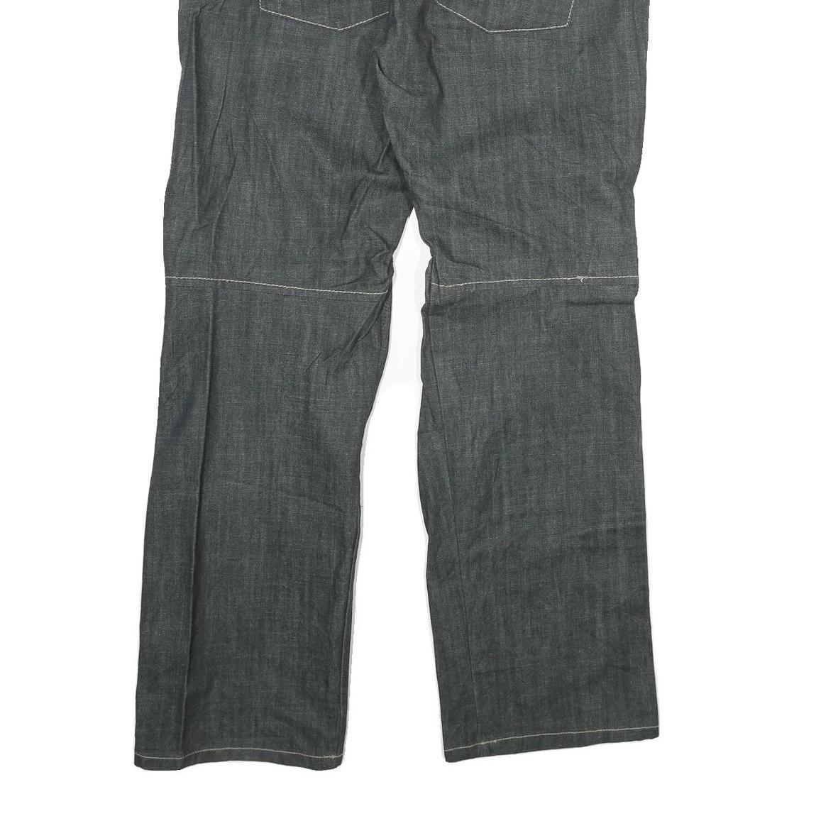 Womens Relaxed Fit Blue Jeans Cotton Blend Button W34 L32 Casual Comfortable