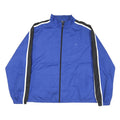 STARTER Mens Blue & Black Athletic Jacket XL Polyester Blend Sportswear Zip
