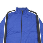 STARTER Mens Blue & Black Athletic Jacket XL Polyester Blend Sportswear Zip