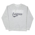 TEEMAX Mens Grey Lake Arrowhead California Cotton Blend Sweatshirt M Casual Crew