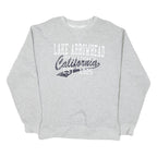 TEEMAX Mens Grey Lake Arrowhead California Cotton Blend Sweatshirt M Casual Crew