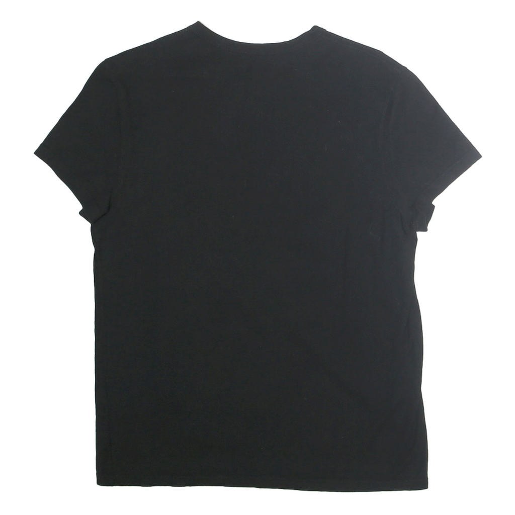CHAMPION Womens Black Graphic T-Shirt M Short Sleeve Crew Neck Cotton