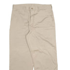 DICKIES Womens Trousers Beige Relaxed Straight W36 L28