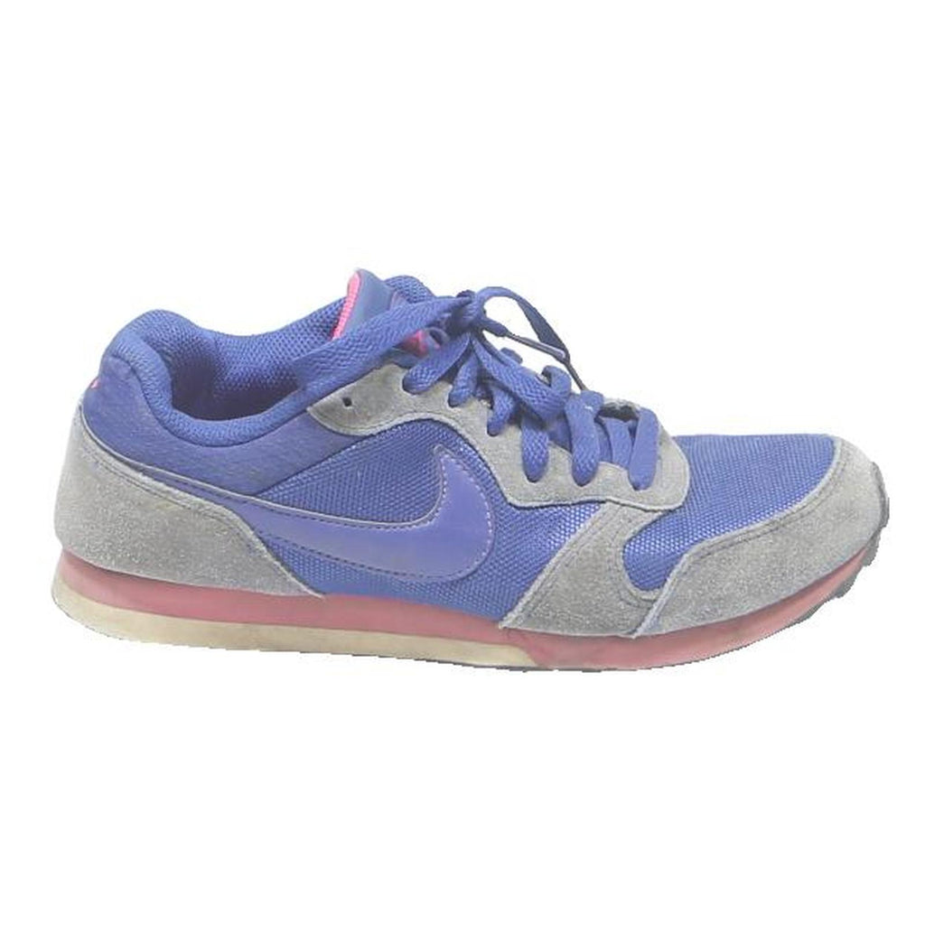 NIKE Wmns Internationalist Womens Running Trainers Blue Grey Synthetic UK 4