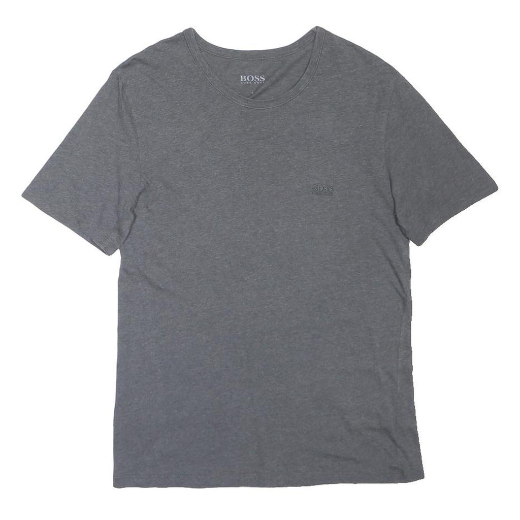 BOSS HUGO BOSS Mens Grey Classic T-Shirt M Short Sleeve Crew Neck Cotton Blend