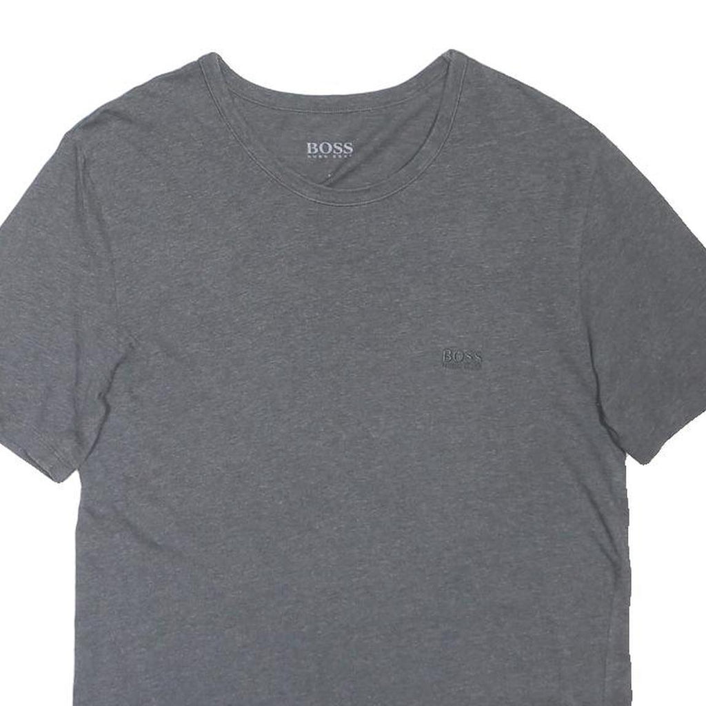 BOSS HUGO BOSS Mens Grey Classic T-Shirt M Short Sleeve Crew Neck Cotton Blend