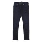 NUDIE JEANS Mens Slim Skinny Denim Dark W29 L32 Zip Cotton Blend Comfort