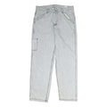 PSO BRAND Mens Jeans Light Blue Regular Straight Denim Rinse W37 L31 Casual