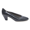 BALLY Womens Black Leather Court Shoes UK 4.5 Elegant Comfortable Classic