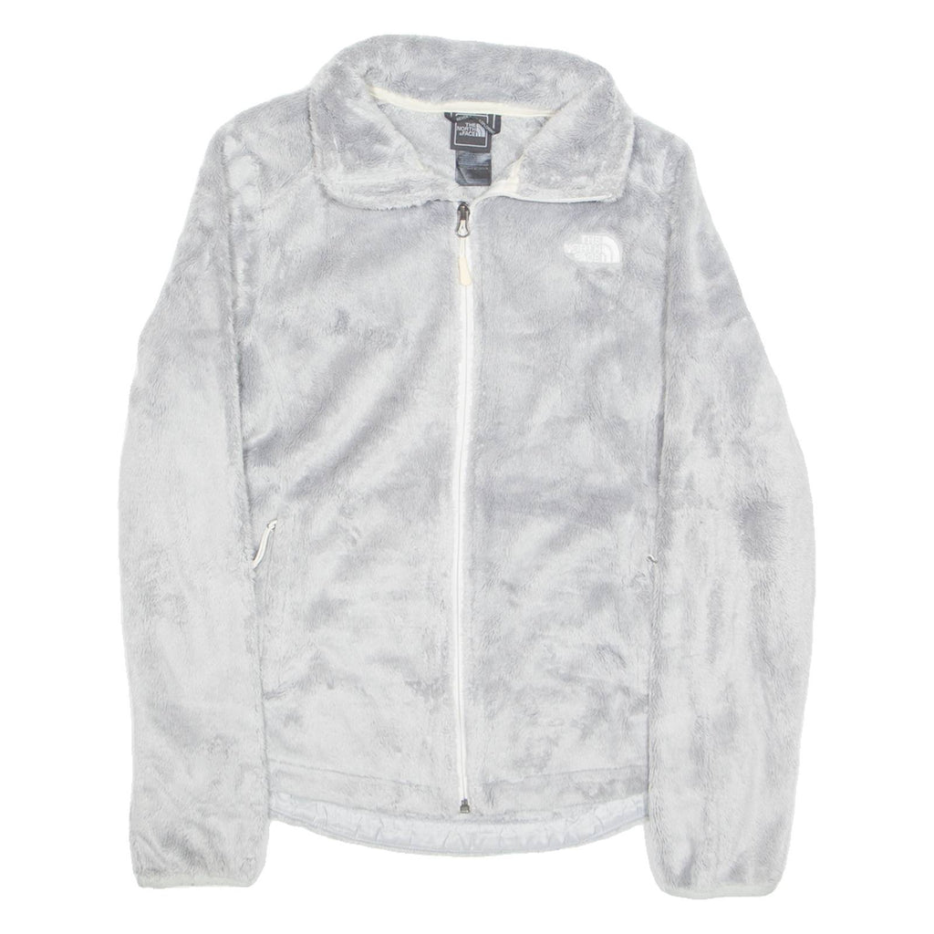 THE NORTH FACE Teddy Womens Fleece Jacket Grey 90s S