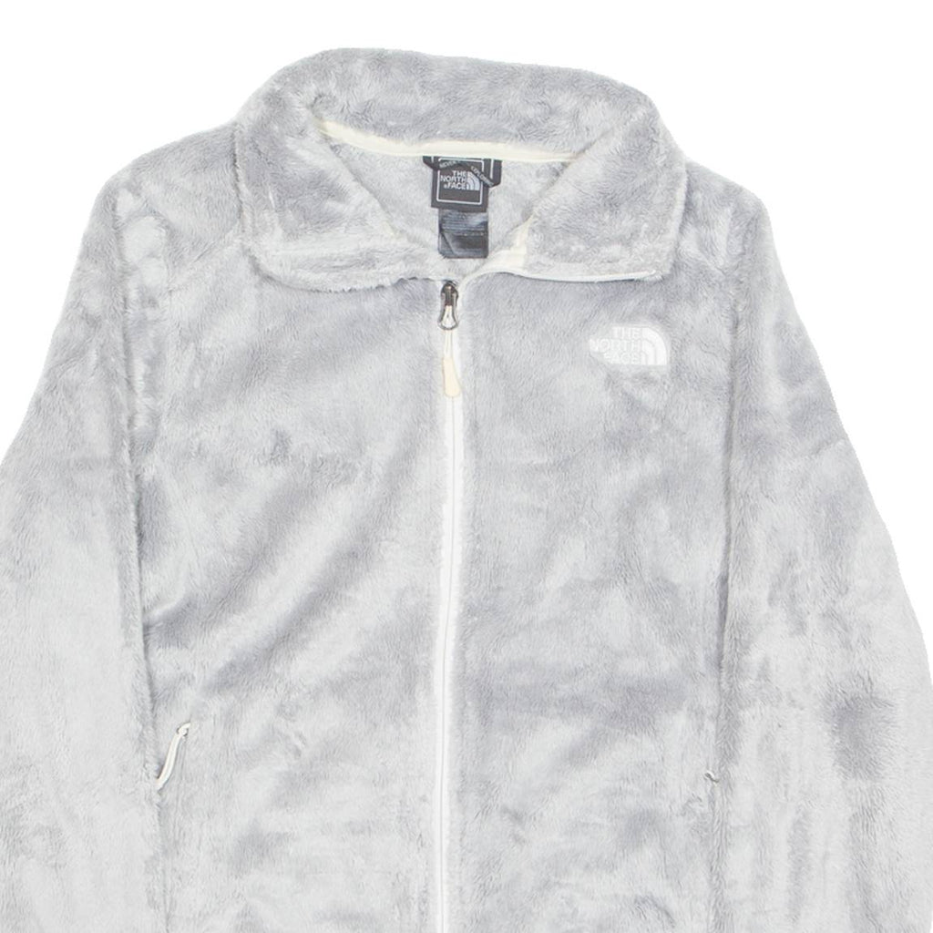 THE NORTH FACE Teddy Womens Fleece Jacket Grey 90s S