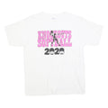 GILDAN Womens White & Pink Knockouts Softball Graphic T-Shirt XL Short Sleeve