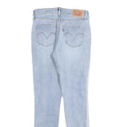 LEVI'S Womens Slim Light Blue Denim Slim Jeans W28 L30 Side Stripe Detail