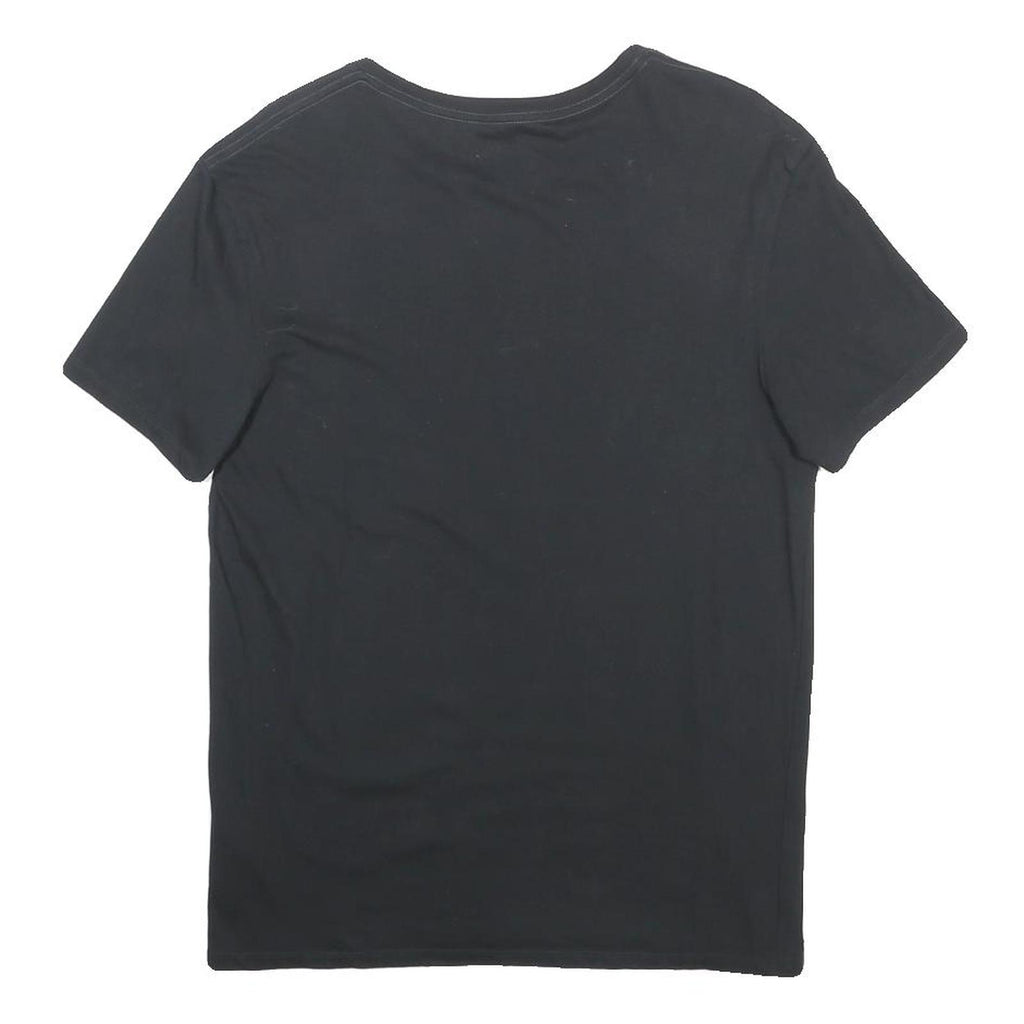 LACOSTE Mens Black Classic T-Shirt L Short Sleeve Crew Neck Cotton Blend