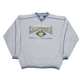 LEE Golden Bears California Mens Sweatshirt Grey V-Neck USA Cashmere XL