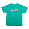 CHAMPION Mens T-Shirt Green L