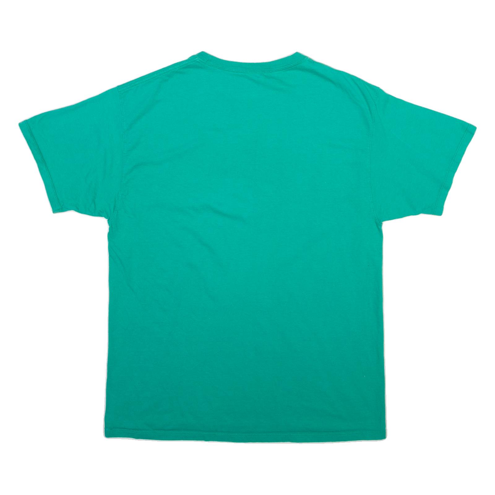 CHAMPION Mens T-Shirt Green L