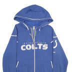 REEBOK Womens Blue Indianapolis Colts Full Zip Hoodie M Sportswear Jacket