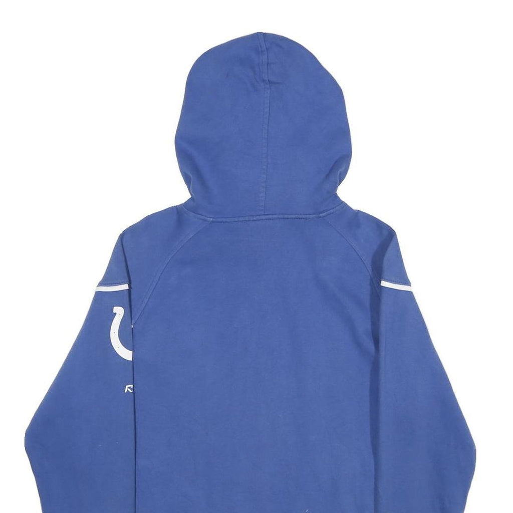 REEBOK Womens Blue Indianapolis Colts Full Zip Hoodie M Sportswear Jacket