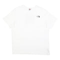 THE NORTH FACE Mens White XL Graphic T-Shirt Short Sleeve Crew Neck Logo Print