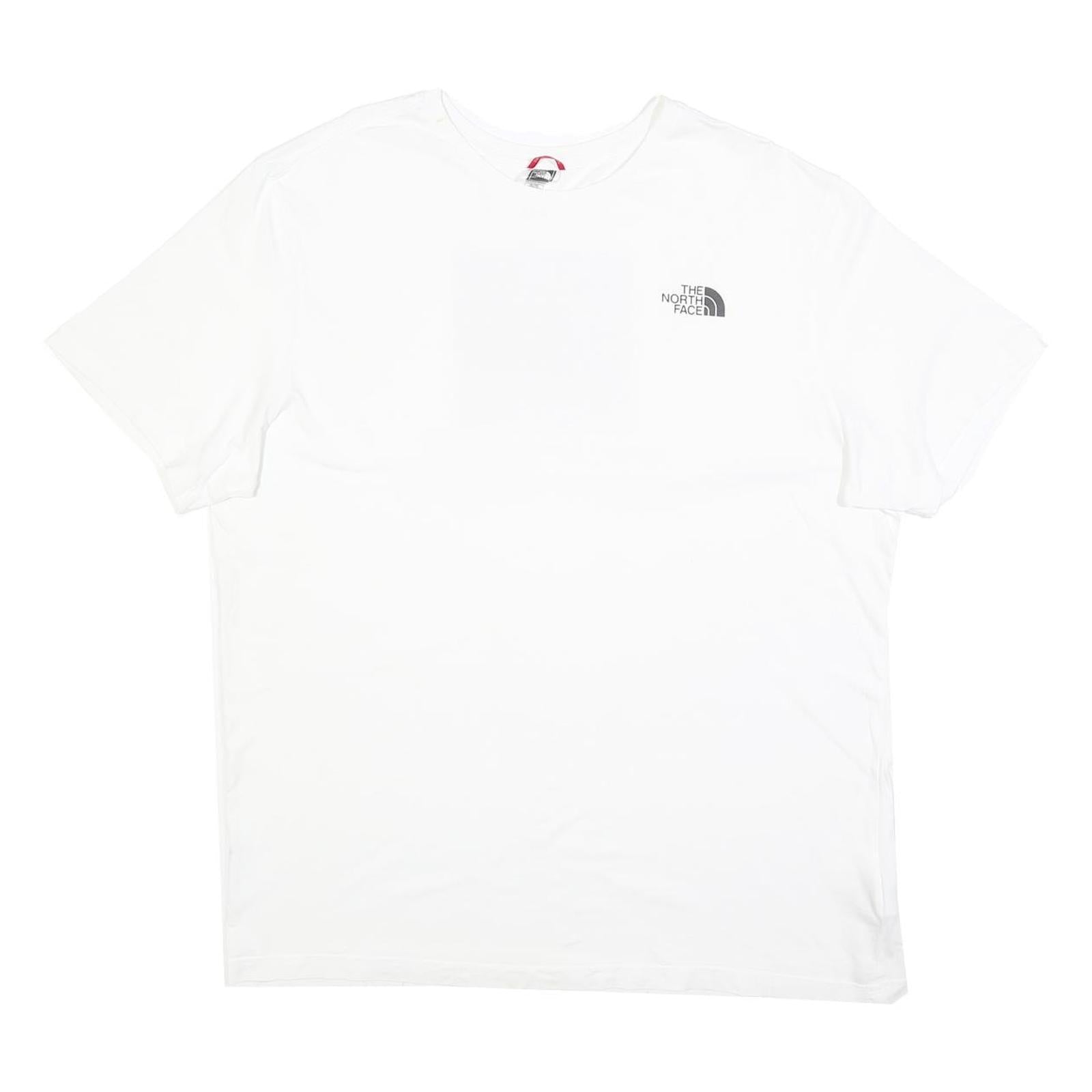THE NORTH FACE Mens White XL Graphic T-Shirt Short Sleeve Crew Neck Logo Print