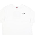 THE NORTH FACE Mens White XL Graphic T-Shirt Short Sleeve Crew Neck Logo Print
