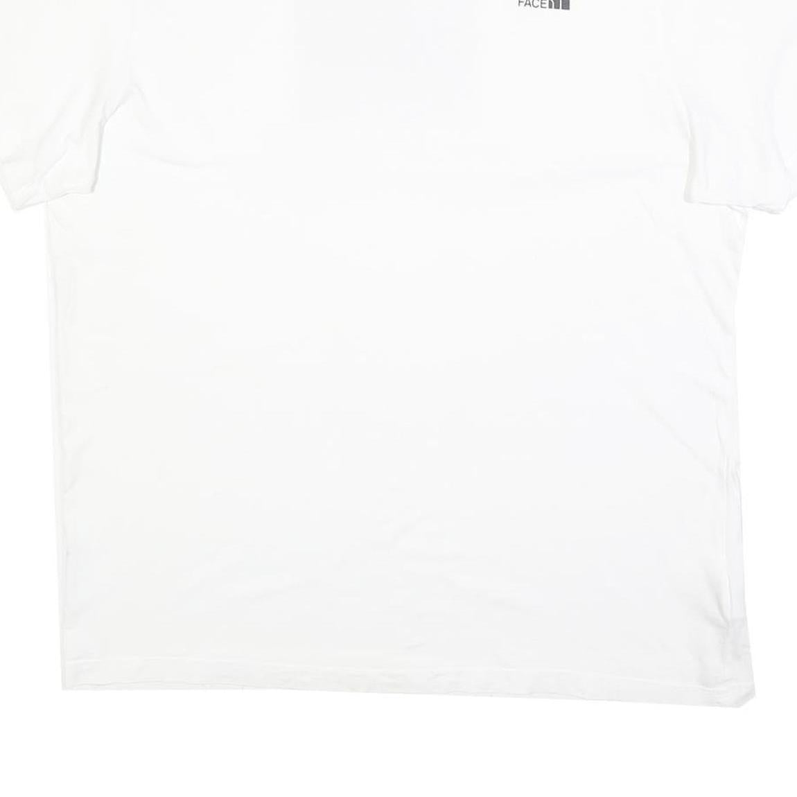 THE NORTH FACE Mens White XL Graphic T-Shirt Short Sleeve Crew Neck Logo Print