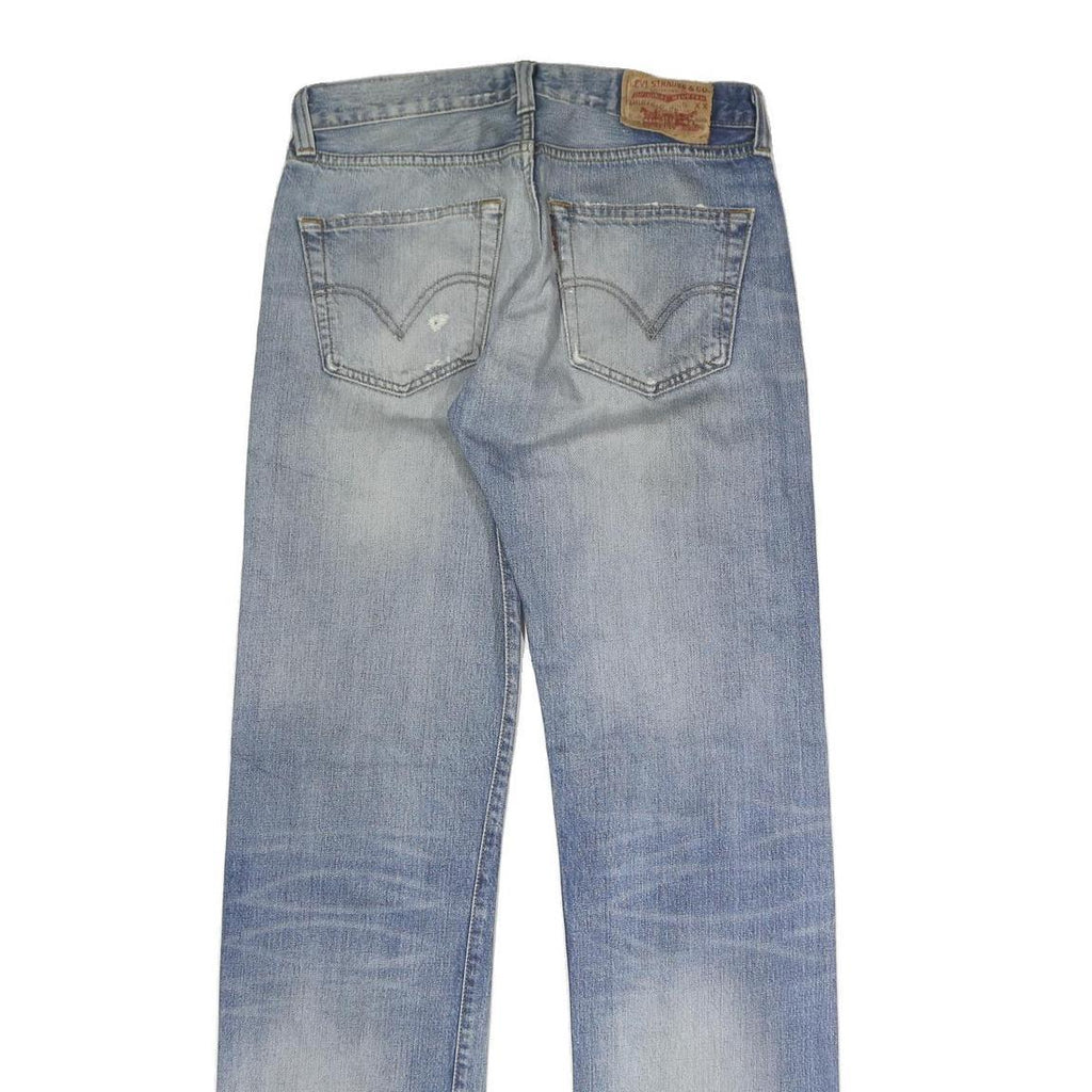 LEVI'S 501 Mens Jeans Blue Regular Straight Denim Medium W32 L33 Classic Fit