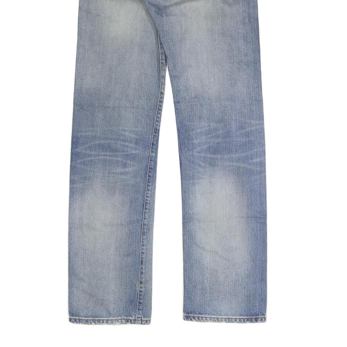 LEVI'S 501 Mens Jeans Blue Regular Straight Denim Medium W32 L33 Classic Fit