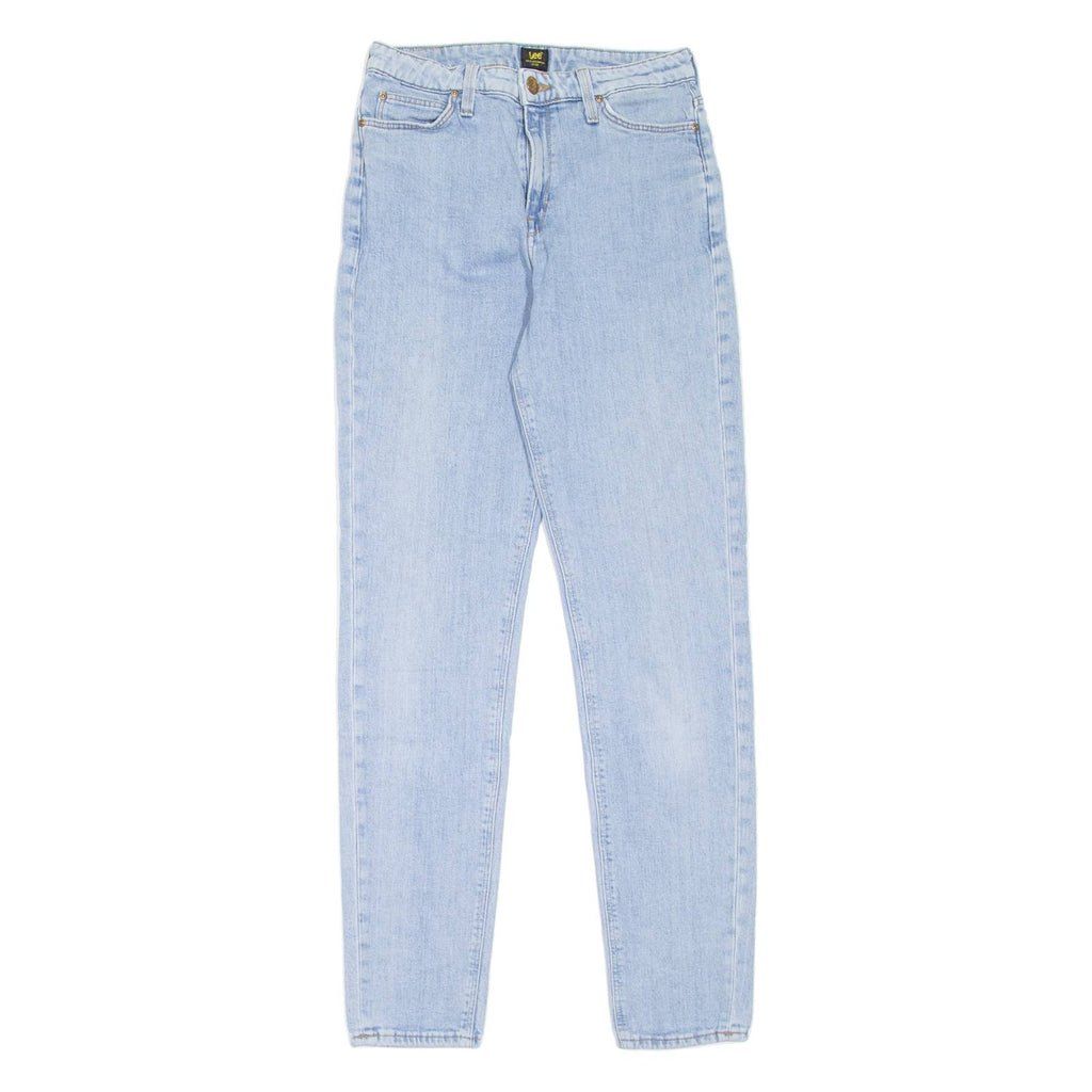 LEE Womens Jeans Blue Regular Mom W27 L33