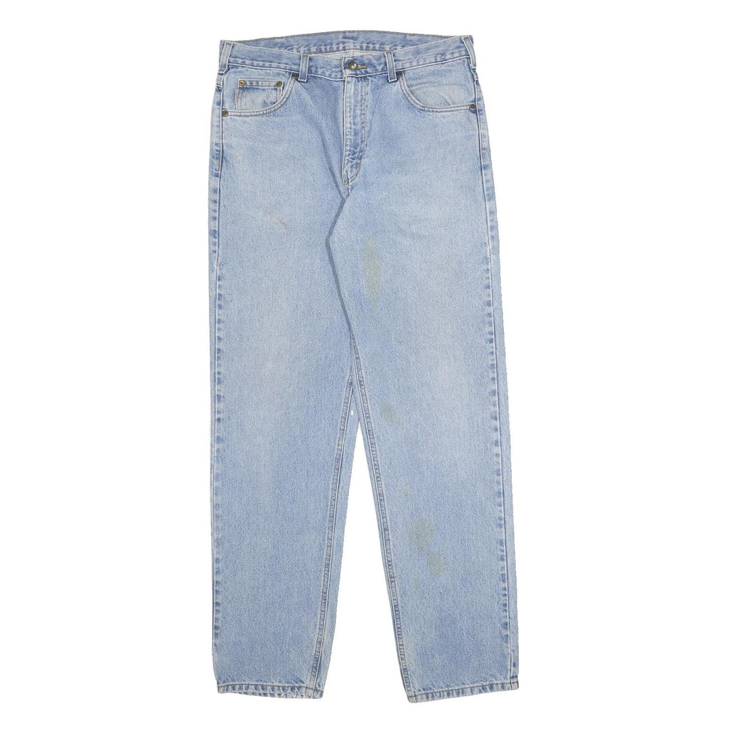 CARHARTT Mens Jeans Blue Regular Straight Denim Light W34 L34 Classic Fit