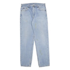 CARHARTT Mens Jeans Blue Regular Straight Denim Light W34 L34 Classic Fit