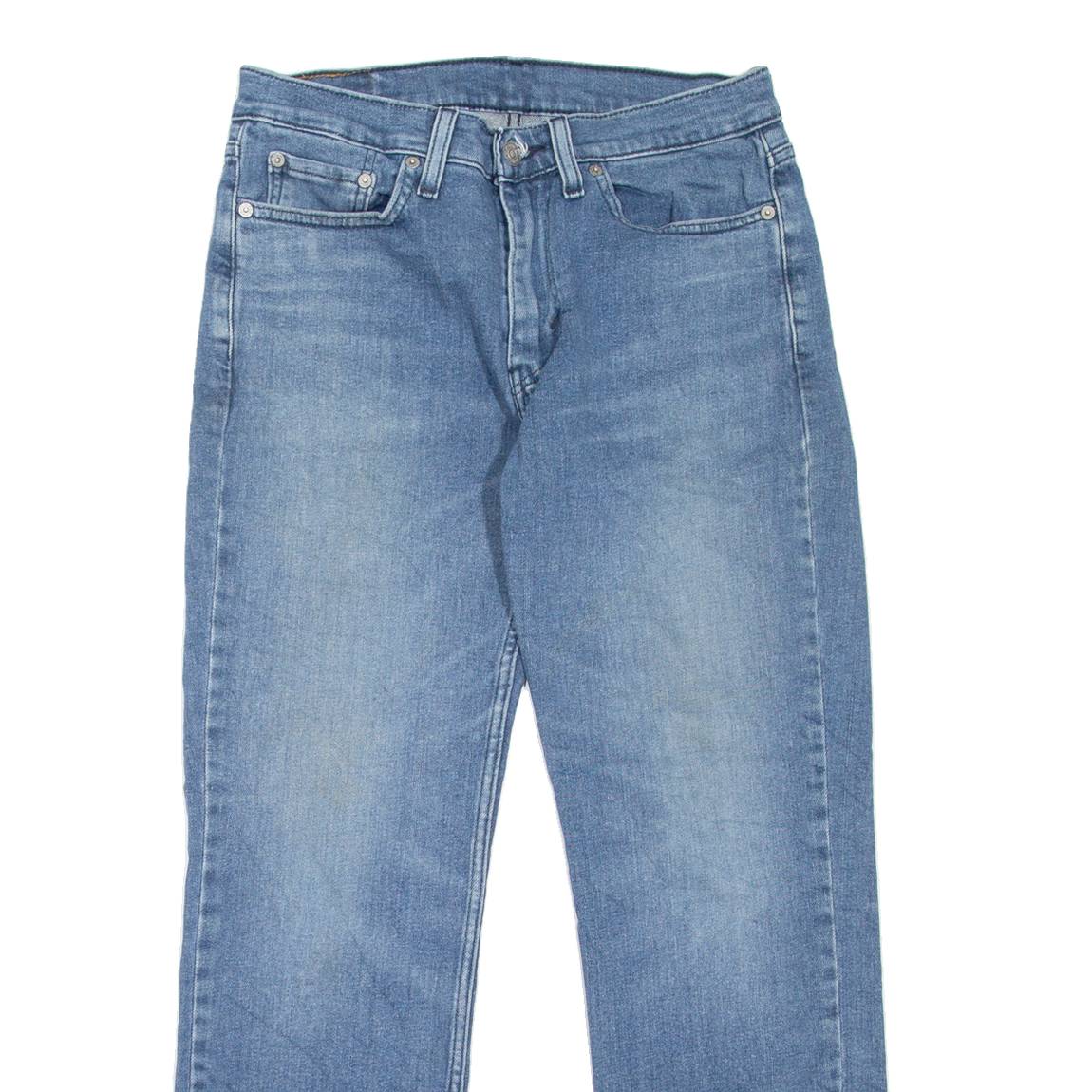 LEVI'S 514 Jeans Mens Blue Slim Straight Stone Wash W30 L30